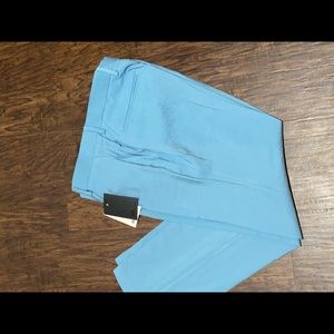 Blue linen pants